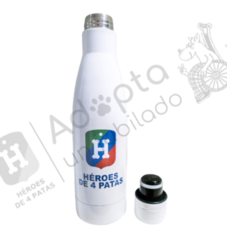 Botella acero inoxidable Adopta un Jubilado Héroes de 4 patas